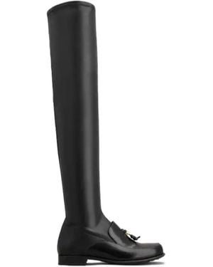 Tod's Cuissard Boots - Black