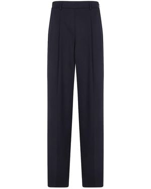 Twinset Pleated Casual Pants - Blue