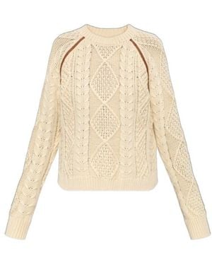 DIESEL M Intana Cable-Knit Jumper - Natural
