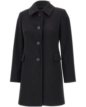 Kaos Classic Buttoned Coat - Blue