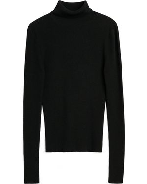 Our Legacy Ribbed Turtleneck Knitted Jumper - Black