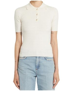 Marella Short-Sleeved Polo Shirt - Blue