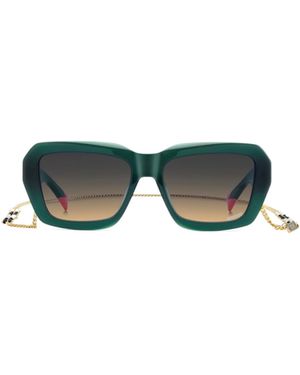 Missoni Logo Detail Sunglasses - Green