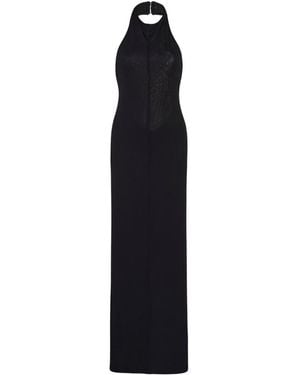 The Row Brynlee Sleeveless Long Dress - Black