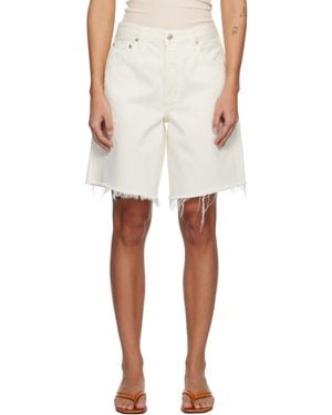 Citizens of Humanity Off- Ayla Denim Shorts - White