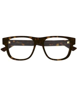 Gucci Eyewear Rectangle Frame Glasses - White