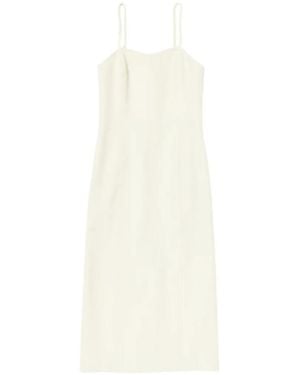 AURALEE Suspender Dress - White