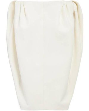 Balenciaga Short Sack Dress - White