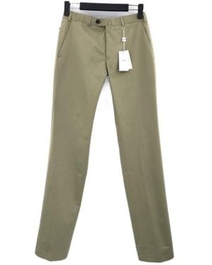 Armani Collezioni Belt-Loop Casual Trousers - Green