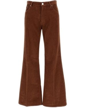 Haikure Clara Velvet Pants By Pier - Brown