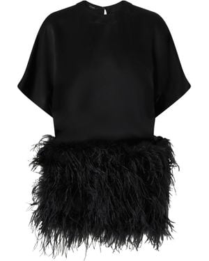 Pinko Satin Mini Dress - Black