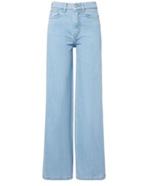JOSEPH Zamtam Wide-Leg Jeans - Blue