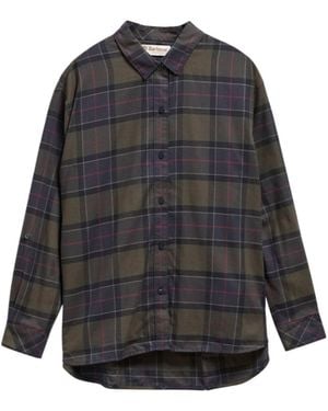 Barbour Elishaw Relaxed Long-Sleeved Shirt - Gray
