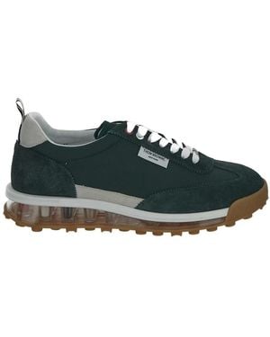 Thom Browne Translucent-Sole Lace-Up Sneakers - Green
