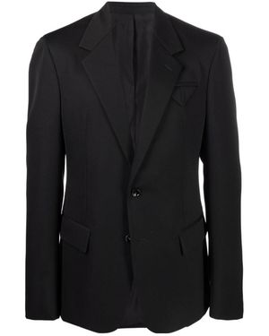 Bottega Veneta Pocket-Fold Single-Breasted Blazer - Black