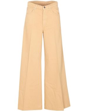 Liu Jo Wide Leg Pants - Natural