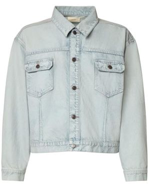 The Row Long-Sleeved Denim Jacket - Blue