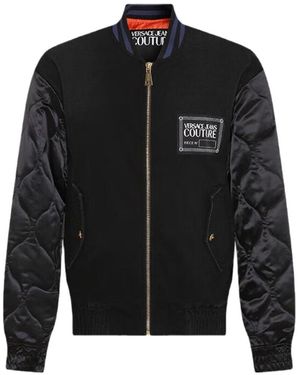 Versace Jeans Couture Logo Baseball Jacket - Black