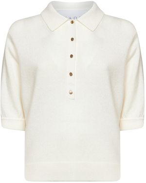 Kaos Short-Sleeved Sweater - White