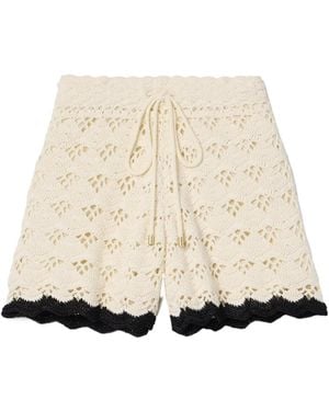 Zimmermann Lace-Trimmed Shorts - Natural