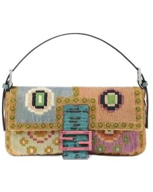 Fendi Baguette Shoulder Bag - Metallic