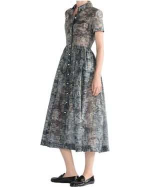Dior Iviera Mid-Length Shirtdress - White