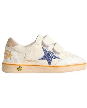 Golden Goose Young Ball Star With Glitter Star And Suede Heel Tab - Multicolor