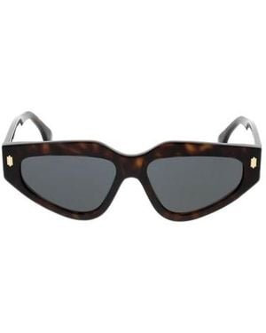 Fendi Eyewear Cat-Eye Frame Sunglasses - White