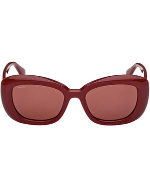 Max Mara Elizabeth Square Frame Sunglasses - Pink