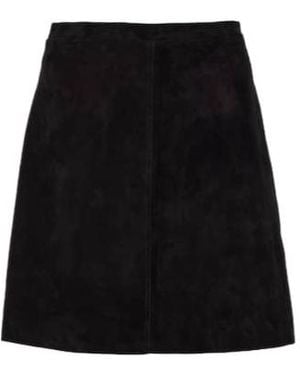 Stouls Lucie Leather Miniskirt - Black