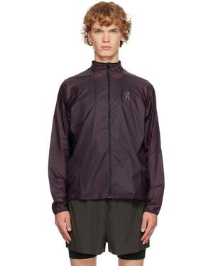 On Shoes On Zero Running Jacket - Purple