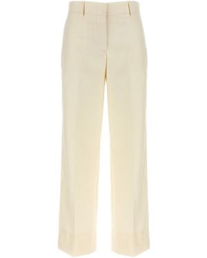Brioni Herringbone Palinuro Trousers - Natural