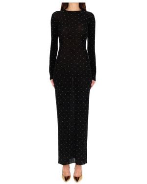 Rabanne Midi Second Skin Stud-Embellished Dress - Black