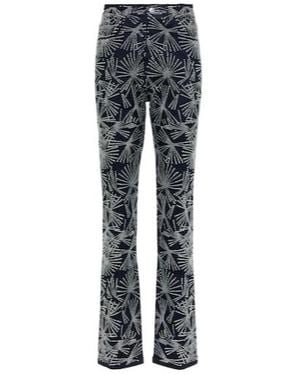 Coperni Studded High-Rise Straight Jeans - Grey
