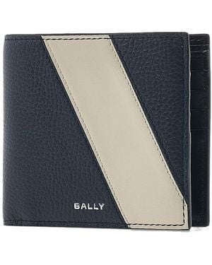Bally Double-Fold Wallet - Blue