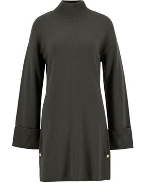 Barbour Lana Knitted Mini Dress - Black
