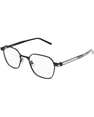 Saint Laurent Full-Rimmed Plano Lenses - White