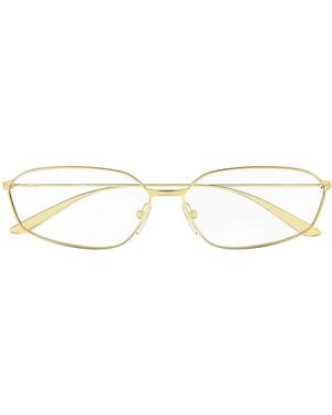 Balenciaga Eyewear Geometric Frame Glasses - Natural