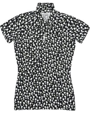 Max Mara Print Short Sleeve T-Shirt - Black