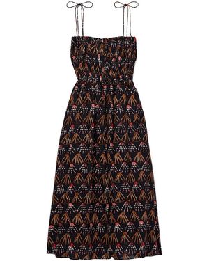 Ulla Johnson Asli Printed Dress - Brown