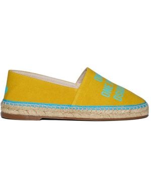 DSquared² Logo Printed Espadrilles - Yellow