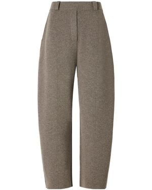 Lisa Yang Tapered Leg Casual Trousers - Grey