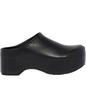 Marni Logo-Embossed Slip-On Clogs - Black