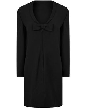 Valentino Bow Back Mini Dress - Black