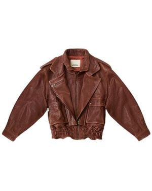 Isabel Marant Aneli Cropped Jacket - Brown