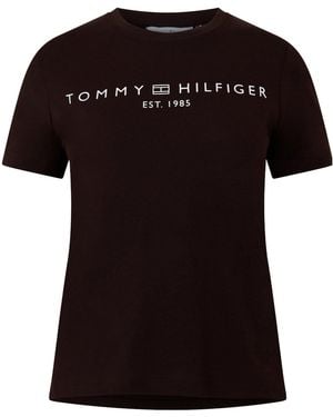 Tommy Hilfiger Corp Logo T-Shirt - Black