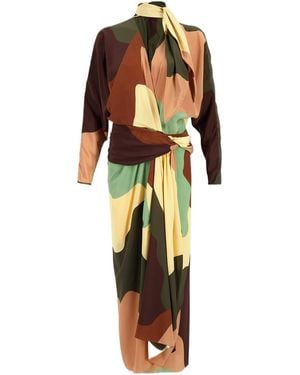 Johanna Ortiz Essence Wrap Dress - Multicolour