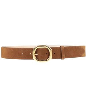 Rag & Bone Buckle Fastening Belt - White