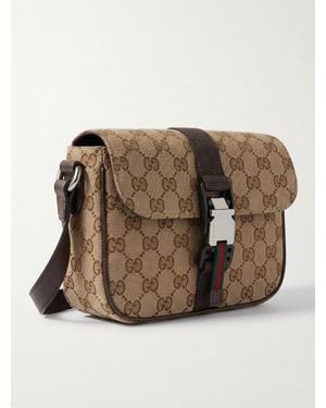 Gucci Mini Gg Crossbody Bag - Brown