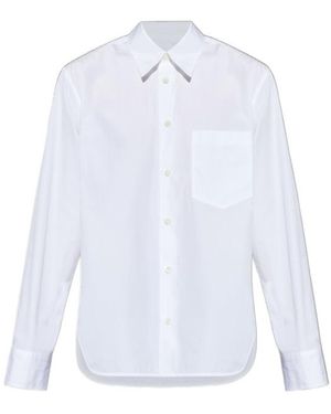 Jil Sander Long Sleeve Buttoned Shirt - White